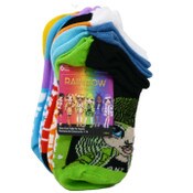 Wholesale - 6pk RAINBOW HIGH MAGIC NS SOCKS SIZE 4-6, UPC: 193159208004